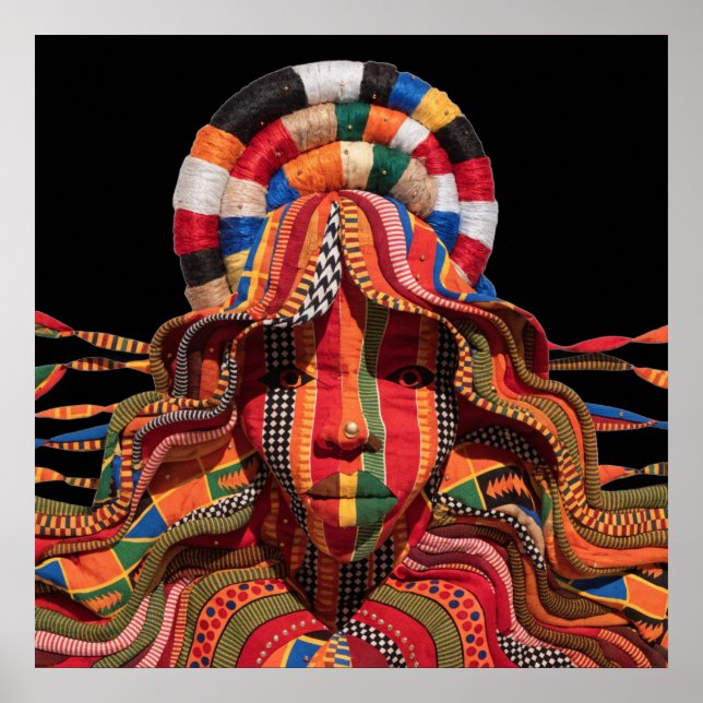 Celebrating Colorful Black Women Poster (Frente)