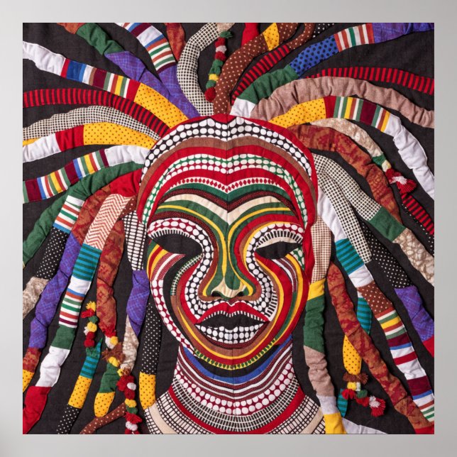 Celebrating Colorful Black Women Poster (Frente)