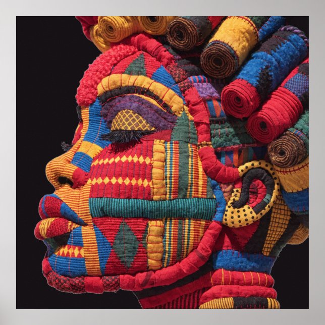 Celebrating Colorful Black Women Poster (Frente)