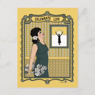Celebre a Vida_C_ Cartão Postal