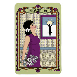 Celebre a Vida_ Ímã de Geladeira 4x6