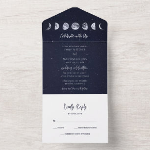 Celebre Casamento Céu Estrelado Fases da Lua