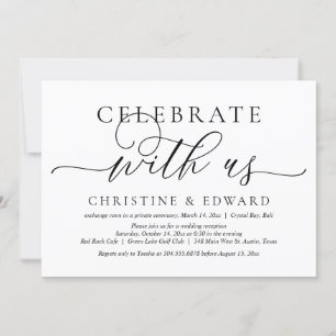 Celebre conosco, Convite de casamento íntimo