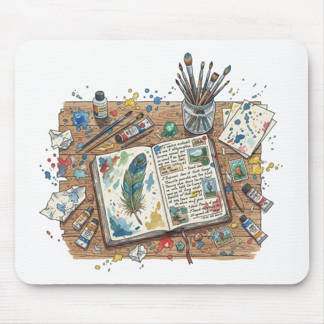 Celebre o Espírito Criativo! Mousepad (Frente)