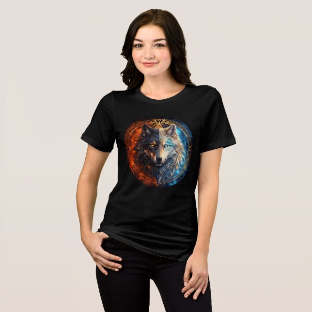 Celestial Balance Wolf – Fire and Ice (Frente Completa)