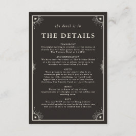 Celestial boho tarot detalhes do convite