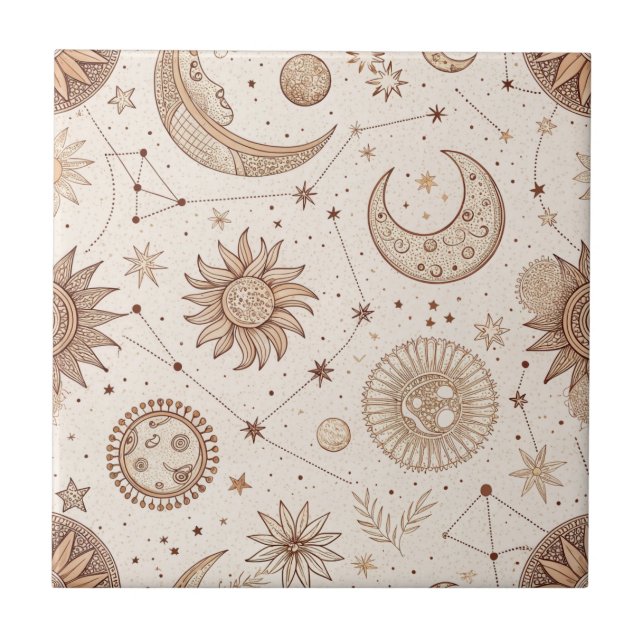 Celestial Botanical Pattern (2) (Frente)