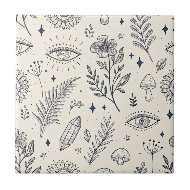 Celestial Botanical Pattern (4) (Frente)
