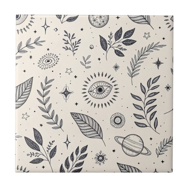 Celestial Botanical Pattern (6) (Frente)