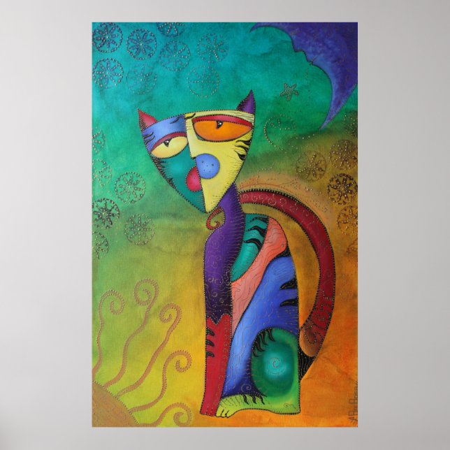 Celestial Cat Poster (Frente)