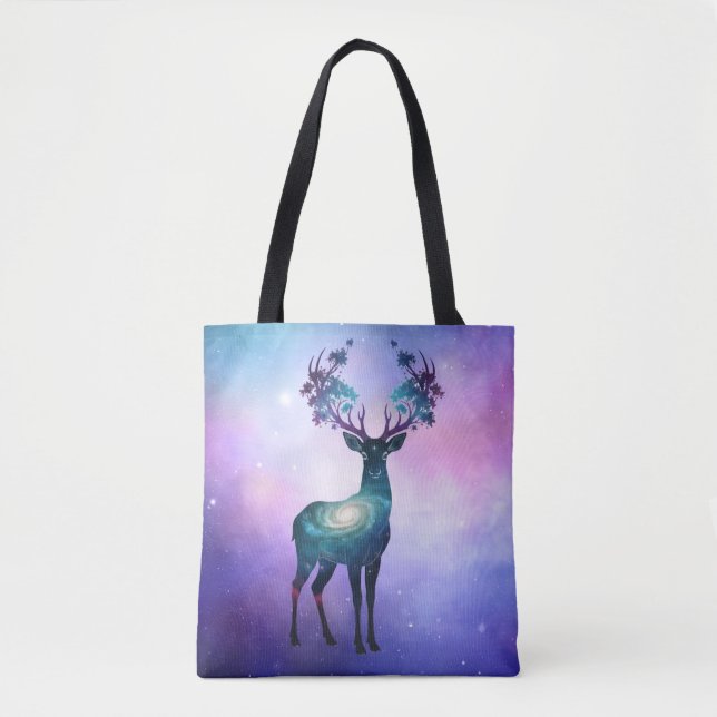 Celestial Deer Silhouette Tote (Frente)