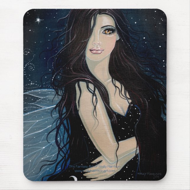 Celestial Fairy Mousepad por Molly Harrison (Frente)