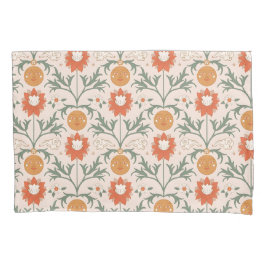 Celestial Floral Sunburst Seamless Pattern Design