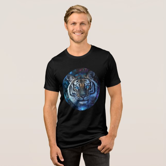 Celestial Galaxy Tiger Art Print (Frente Completa)