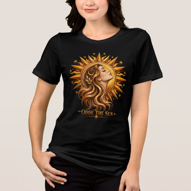 Celestial Gold Goddess Explosão Solar "Perseguir o (Frente)
