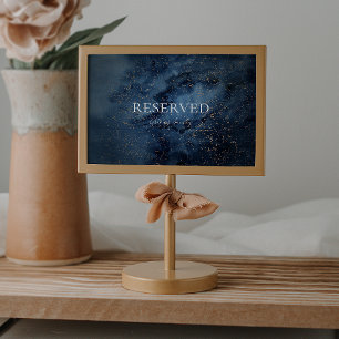 Celestial Night Sky   Dourado Sinal Reservado