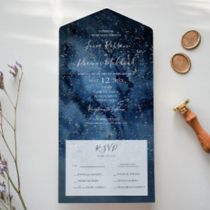 Celestial Night Sky Selo De Prata E Envio