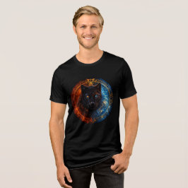 Celestial Panther – Fire and Ice Mandala Art