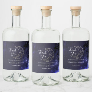 Celestial Starry Sky e o tema Dourado do casamento