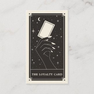 Celestial Tarot boho Loyalty Cartão de visita