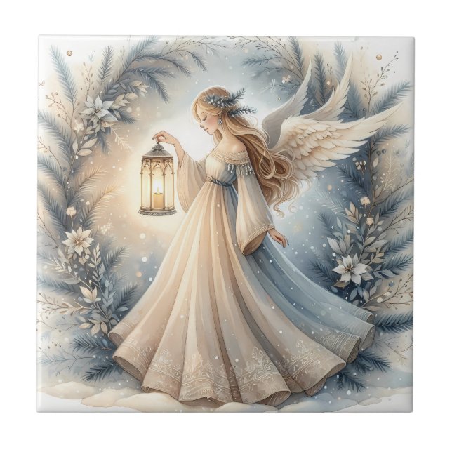 Celestial Winter Angel Lantern of Peace (Frente)