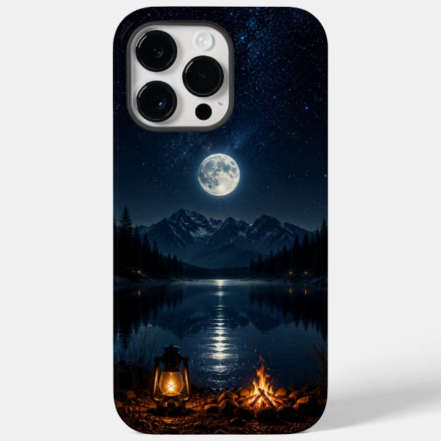 Cell Phone Case Mountain Moonlight (Verso)