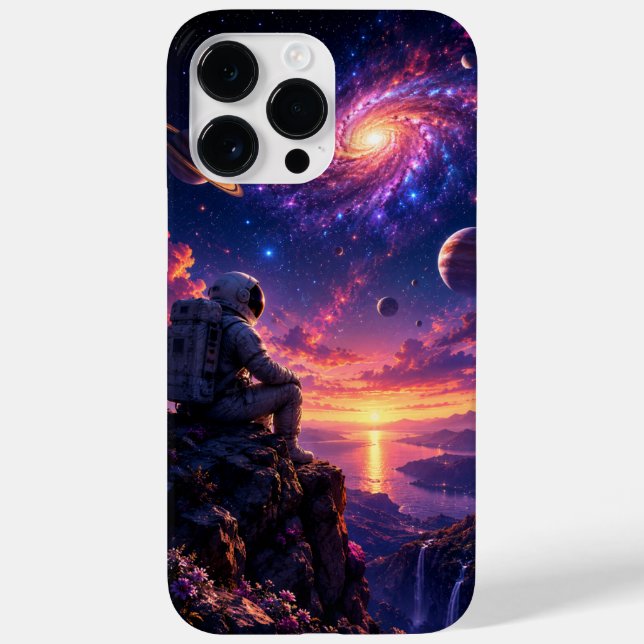 Cell Phone Case Rests the Astronaut (Verso)