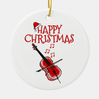 Cello Cellist String Musical Enfeites de natal