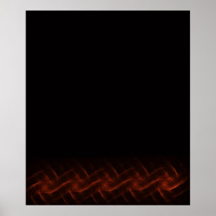 Celta Flame Fractal Impressão