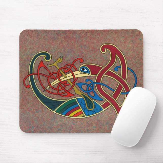 Celtic Art Design Mousepad (Com mouse)