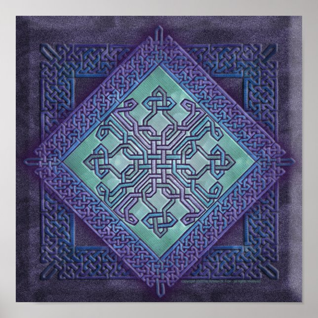 Celtic Avant Garde Fine Art Poster (Frente)