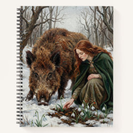 Celtic Goddess & Wild Boar