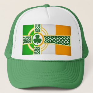 Celtic Irish Flag Design para Boné