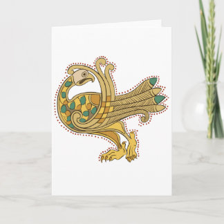 Celtic Medieval Goen Peacock, Cartão de Saudação