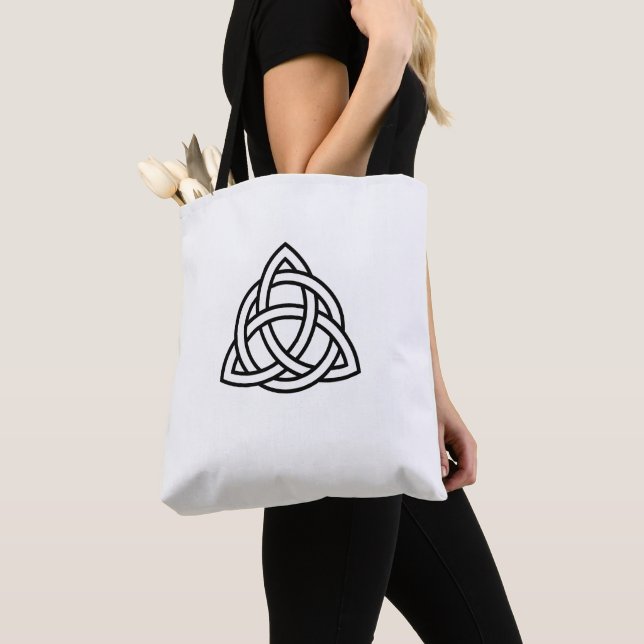 Celtic Trinity Knot Triquetra - Símbolo Tote Bag (Close Up)