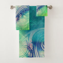 Celtic Triskele toalha de rosto toalhas e