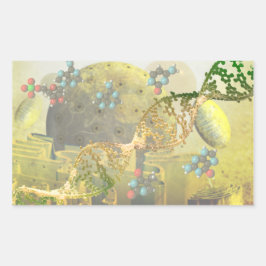 Célula com adesivos de DNA