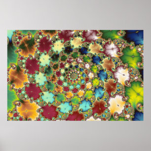 Células Fractais - Poster Fractal