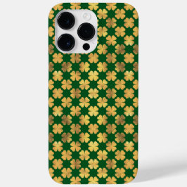 CÉLULAS VERDES E DOURADAS SHAMROCKS IRLANDESAS