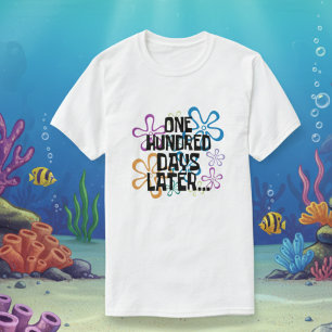 Cem Dias Depois Camiseta Escolar do 100º Dia