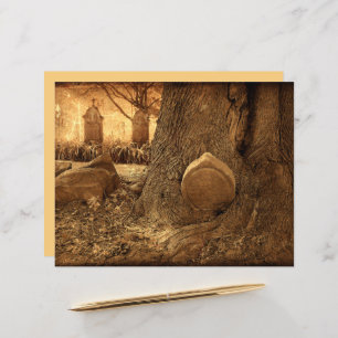 Cemitério Tombstones Góticos Textura Ocidental