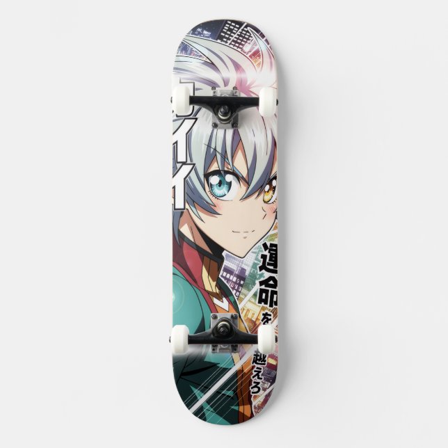 Cena cheia de ação Skateboard (Frente)