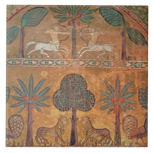 Cena com centauros, da sala do rei Ruggero (Frente)