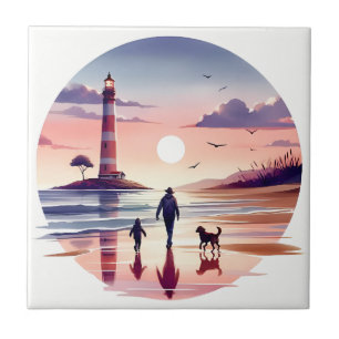 Cena Costeira do Farol Sunset Walk