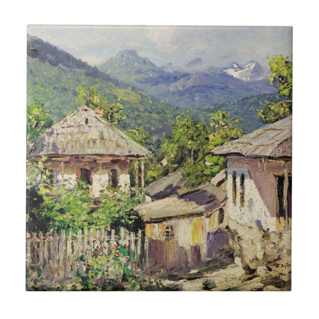 Cena da Aldeia de Dubovskoy, 1911 (Frente)