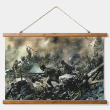 Cena da batalha francesa da Primeira Guerra Mundia