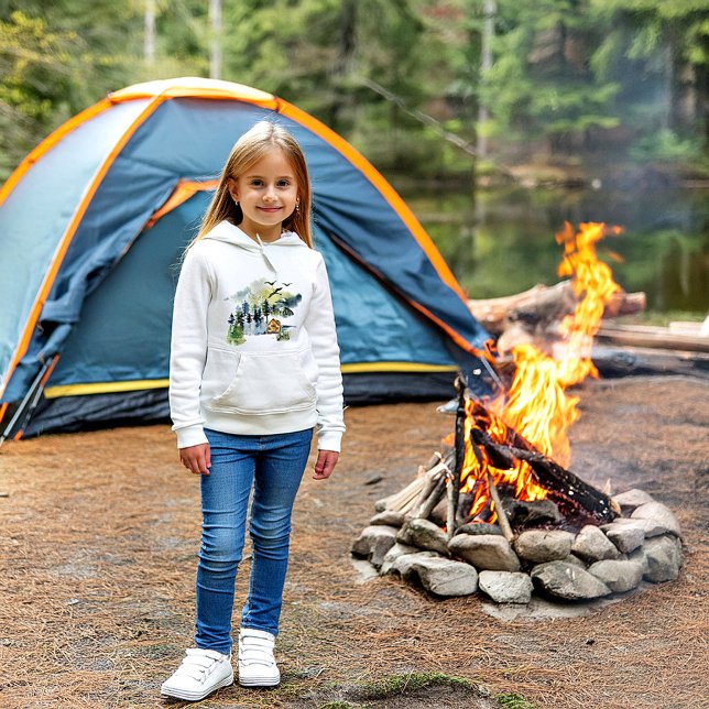 Cena da floresta aquarela (Criador carregado)
