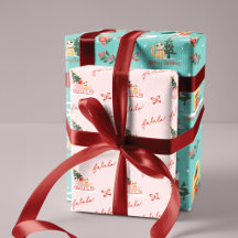 Cena da Vila de Inverno de Sleigh no Natal de Gato