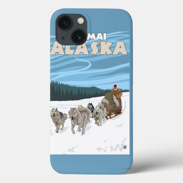 Cena de Dormência de Cachorro - Katmai, Alasca (Verso)