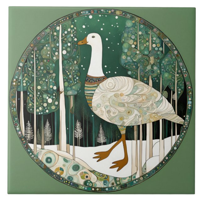 Cena de inverno Whimsical (Frente)